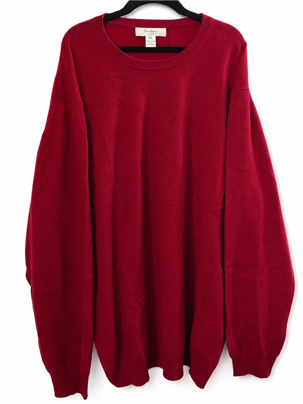 100% Cashmere Sweater Red Size XXL